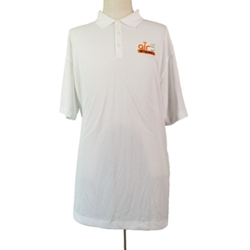 Nike Golf Dri Fit Polo Shirt Mens XXL White Embroidered NEW
